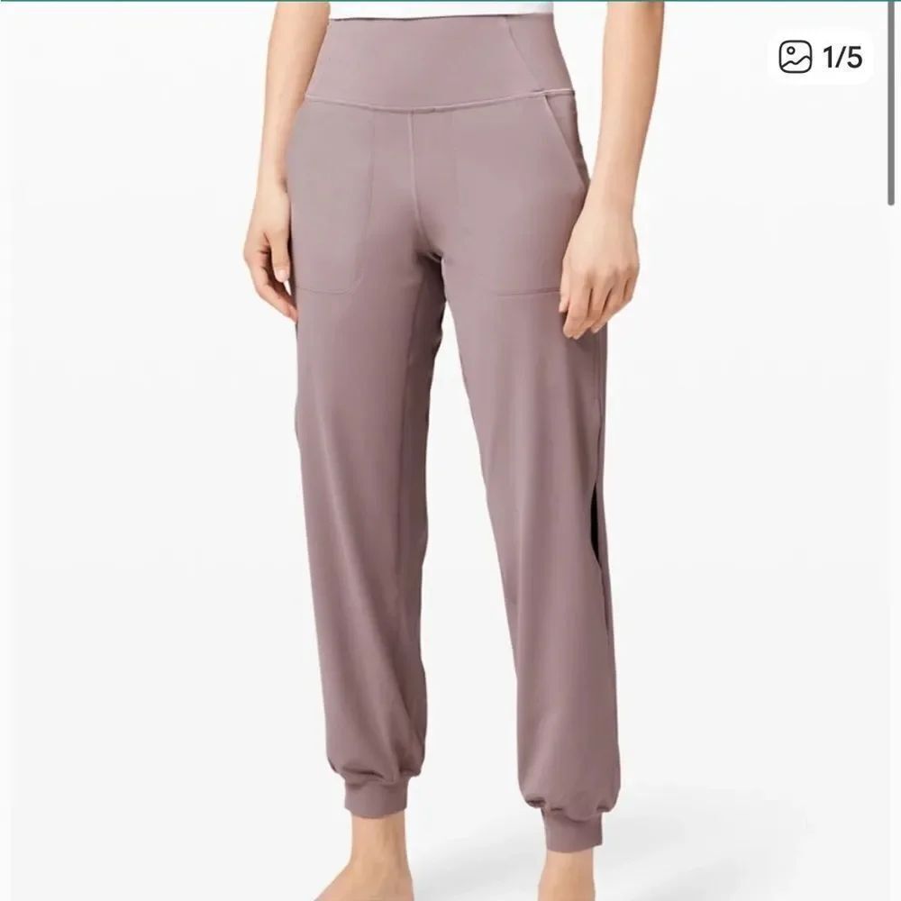 Lululemon Align Jogger Vent Slits Violet Verbana Womens 2